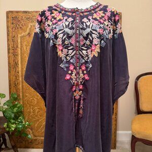 Johnny Was Biya ALIA Poncho Sz L B21420-3